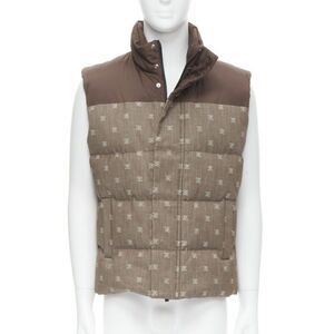 Fendi Monogram Jacquard Puffer Vest